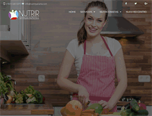 Tablet Screenshot of nutrirpanama.com